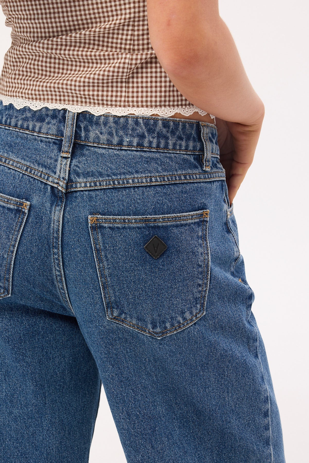 Jean Bella holgado de talle medio