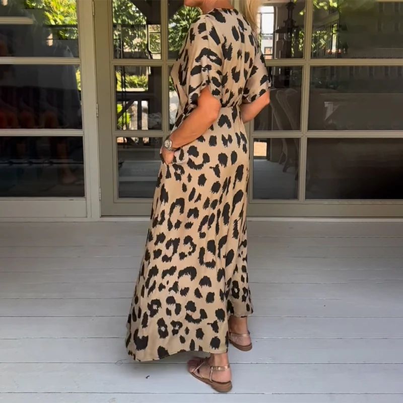 Vestido Estampado De Leopardo