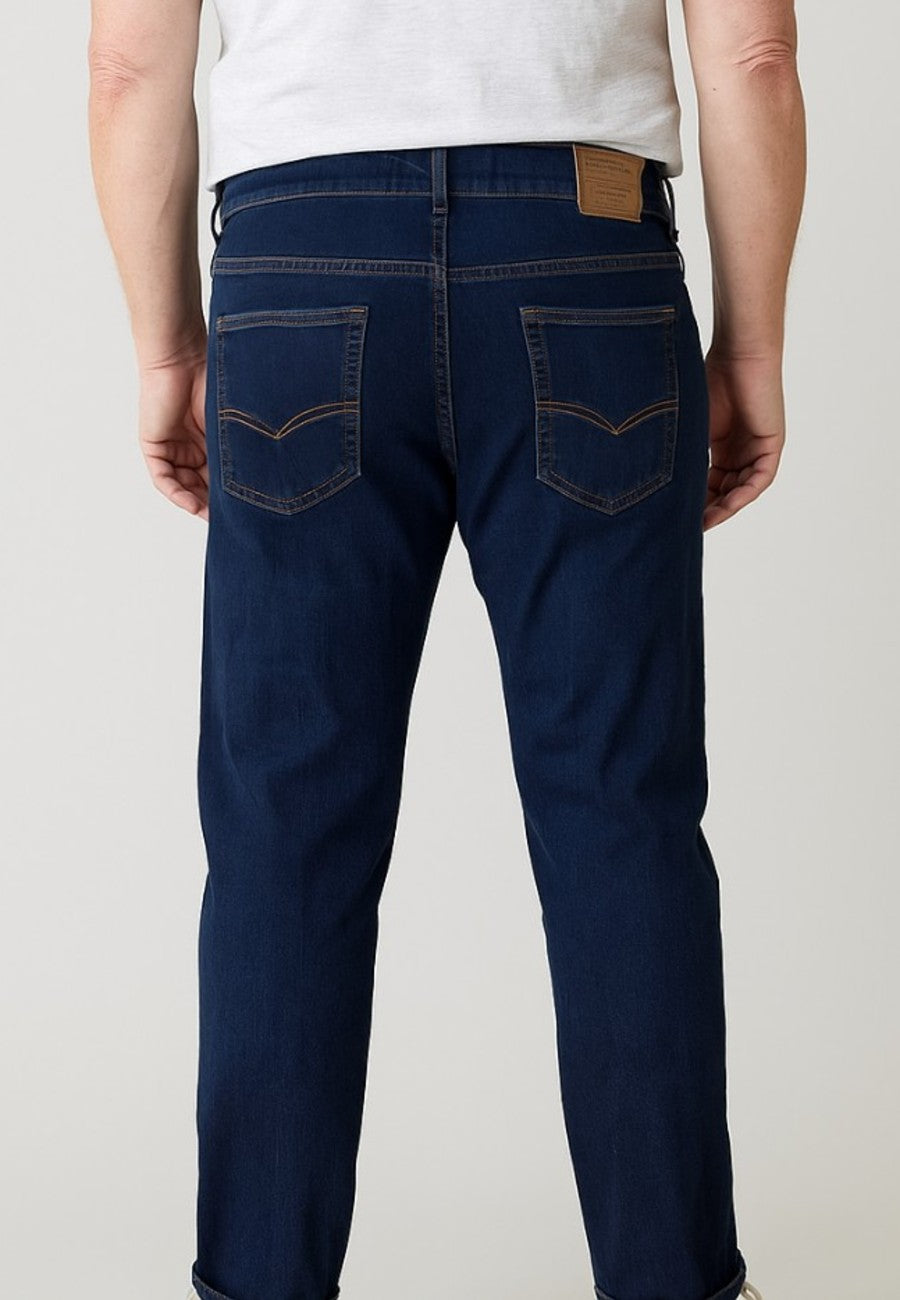 Pantalón Tejano Elástico 4 Estaciones (de tiro alto) de T'estimu Moda Hombre