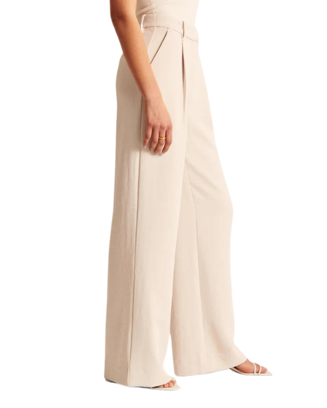 Pantalones Clásicos de Pierna Ancha para Mujer