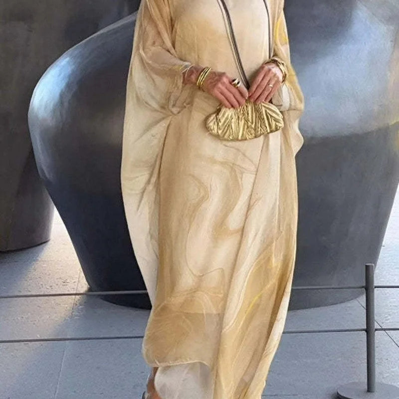 Vestido Vaporoso Estampado