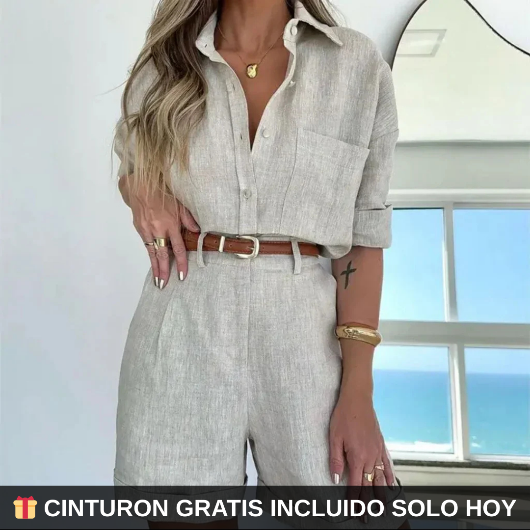 Lorena Conjunto Lino + Cinturón