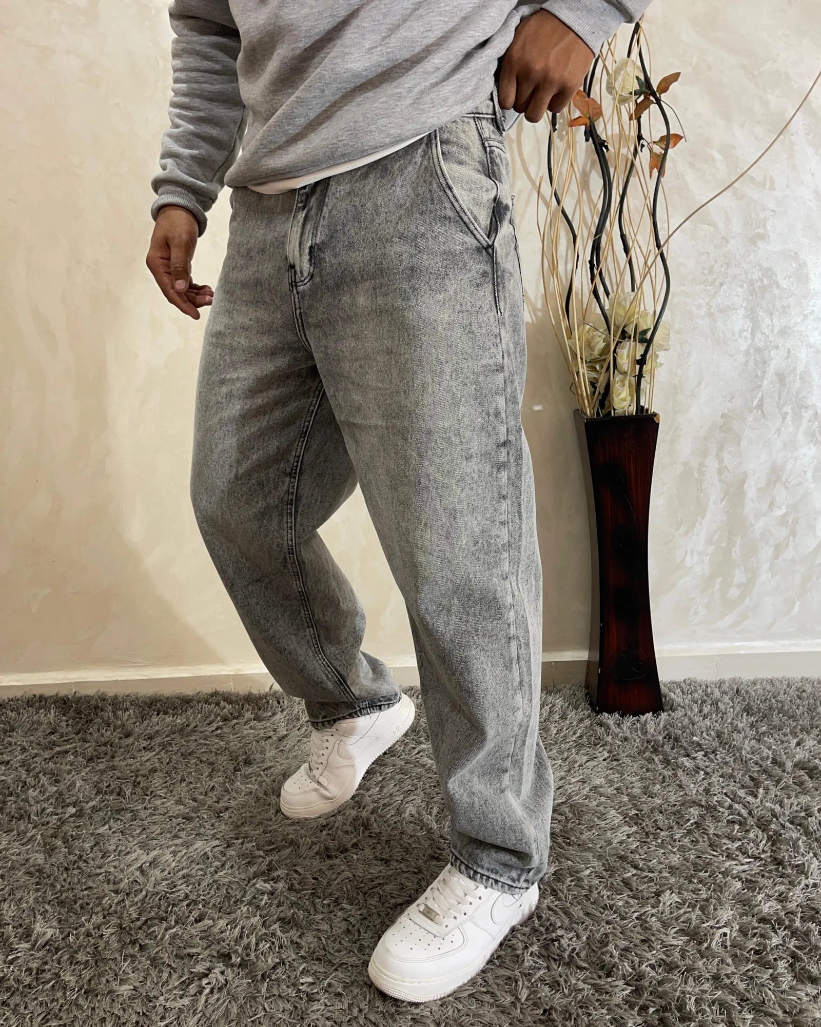 vaqueros holgados de estilo hip hop