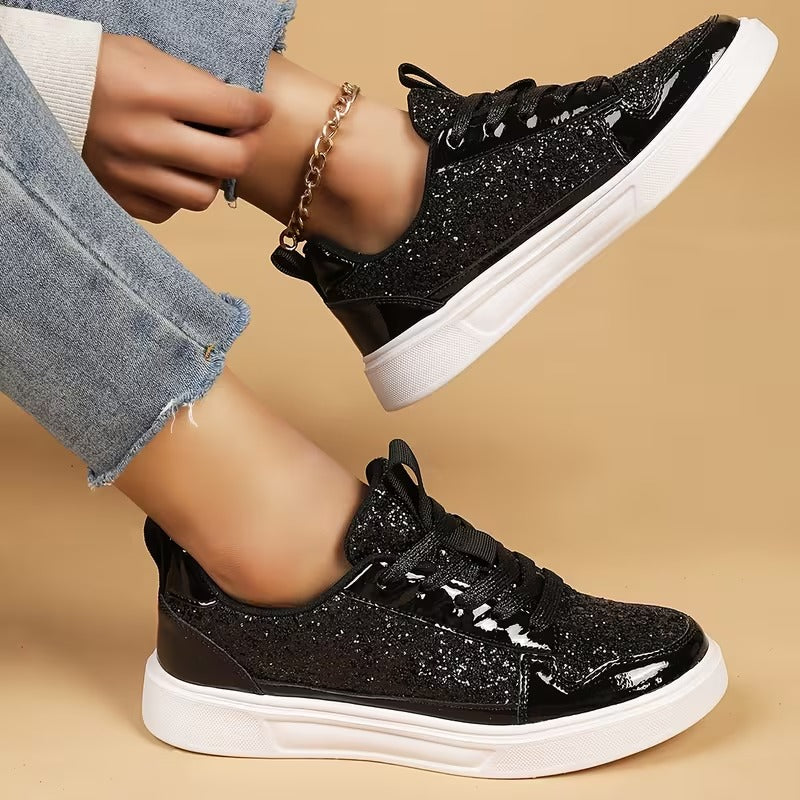 Zapatos Casuales de Otoño con Lentejuelas