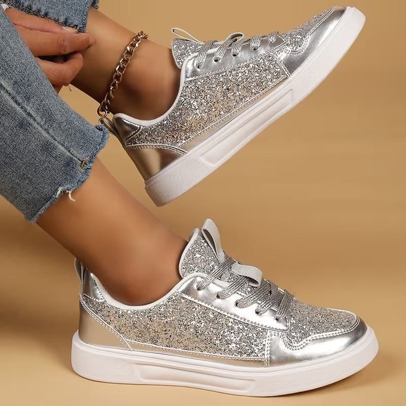 Zapatos Casuales de Otoño con Lentejuelas