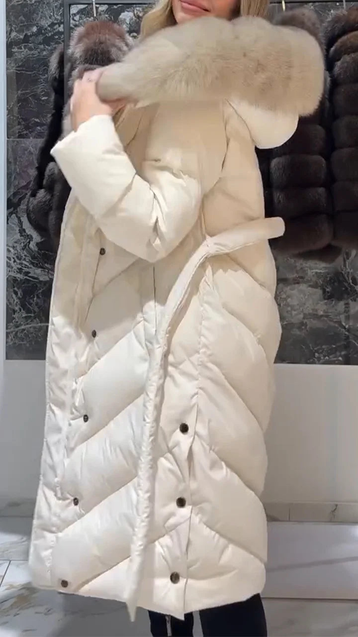 ABRIGO CON CULLO DE PIEL