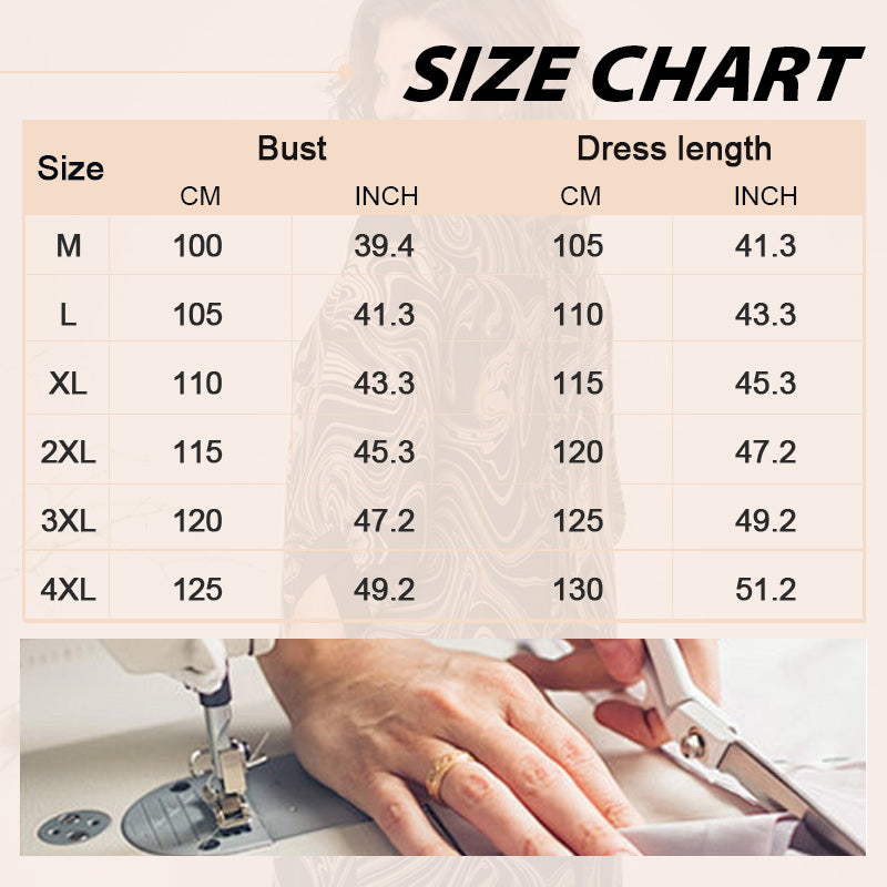 🌸Vestido extra largo con estampado de mármol