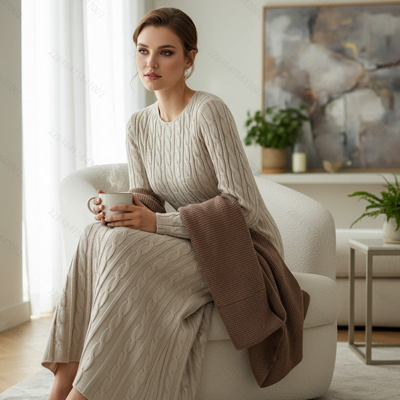 Vestido Midi de Punto Lima