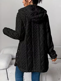 Abrigo de Cárdigan con Capucha