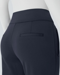 Pantalon de Cintura Alta para Mujer con Bolsillos Laterales con Cremallera