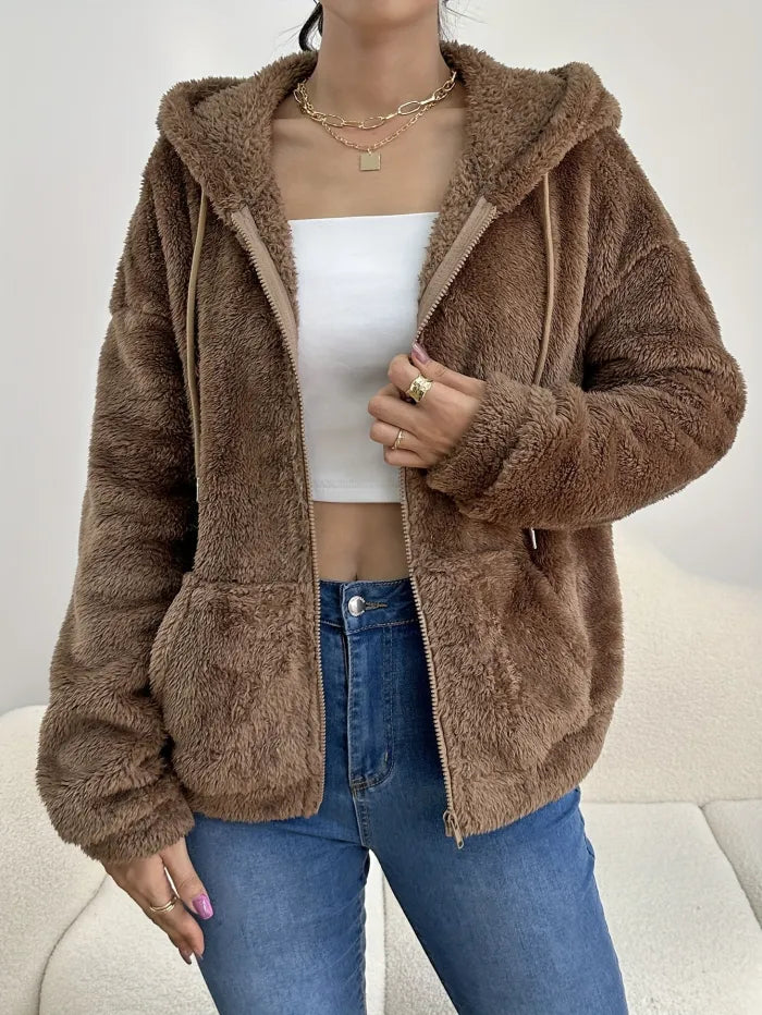 Chaqueta con capucha otoño e invierno