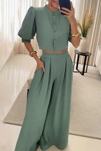 Conjunto Casual de Rallas Elif