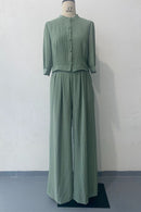 Conjunto Casual de Rallas Elif