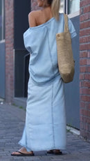 Traje De Mezclilla De Tencel