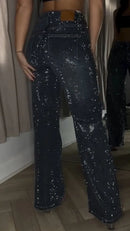 Jeans Con Lentejuelas Glam