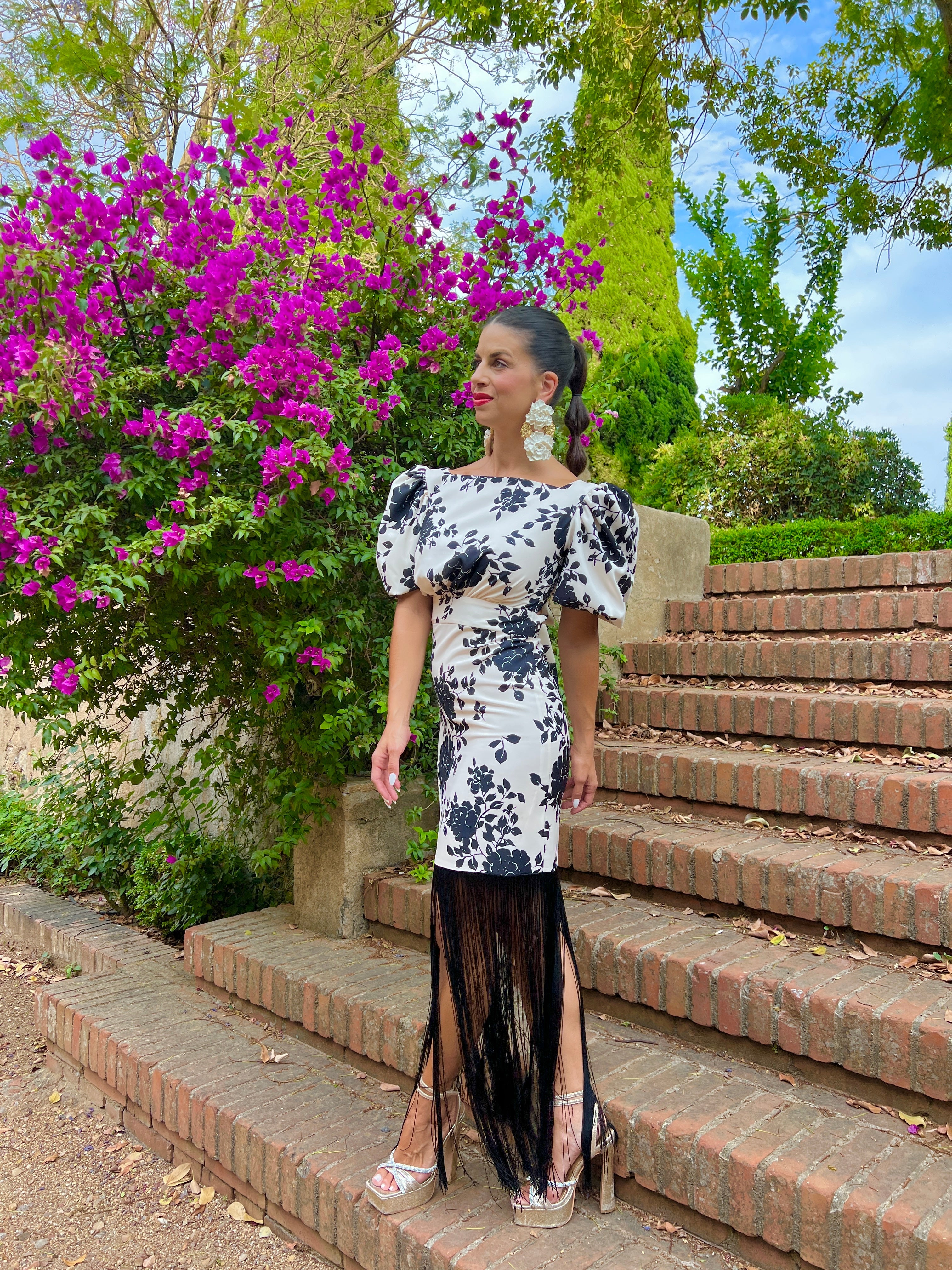 Vestido Bolena de Flecos