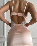 Camisón sexy con tirantes