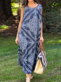 Vestido Largo Sin Mangas Mirian