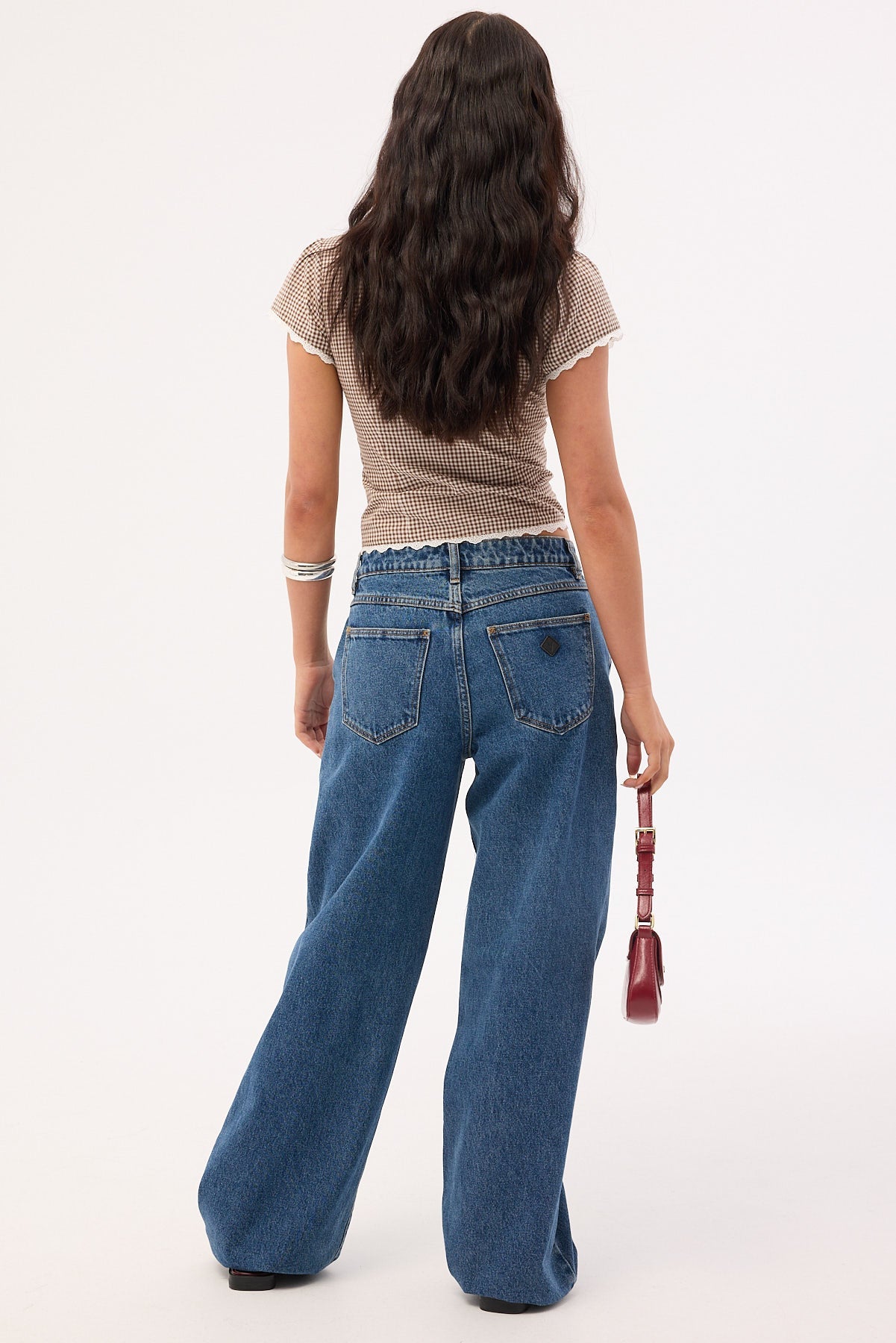 Jean Bella holgado de talle medio