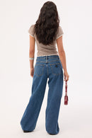 Jean Bella holgado de talle medio