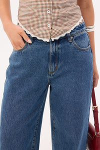 Jean Bella holgado de talle medio