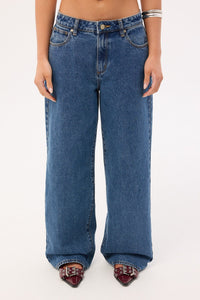 Jean Bella holgado de talle medio