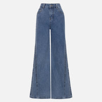 Vaqueros acampanados de cintura alta