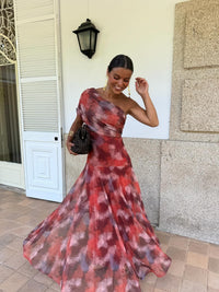 Vestido largo tie dye