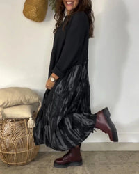 vestido largo llamativo Leany