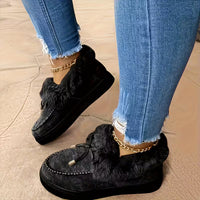 Botas de Felpa Planas