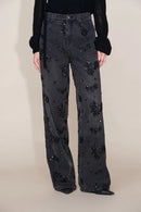 Vaquero Recto con rosas y estrellas