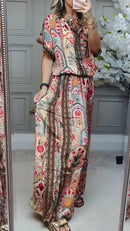 Conjunto Estampado Bohemio Floral