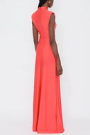 Vestido largo fruncido Jimena