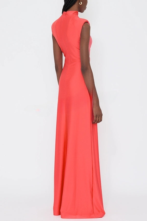 Vestido largo fruncido Jimena