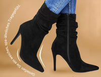 Botines de tacón puntiagudo