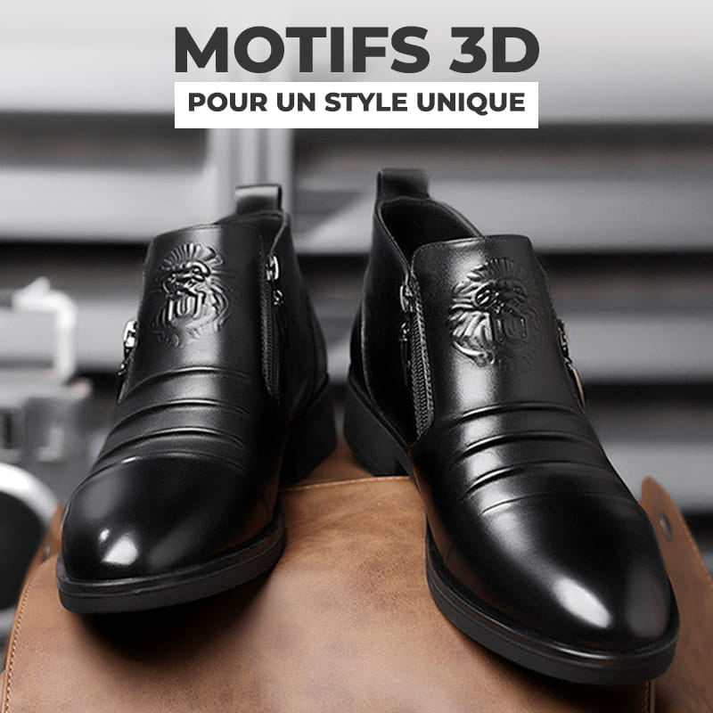 Botines Con Cremallera Hombre