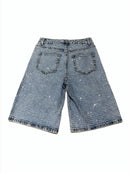 Shorts de Mezclilla con brillantes