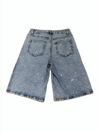 Shorts de Mezclilla con brillantes