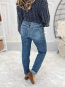 jeans de pierna ancha y cropped