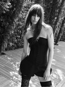 Mono con Corsé sin Tirantes