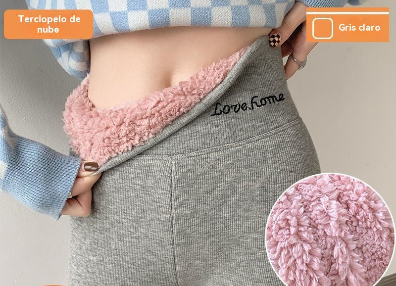 Pantalones de algodón con forro polar