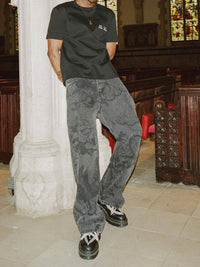 Vaqueros Lavados con Estampado Cupido