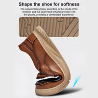 Zapatos cómodos de cuero