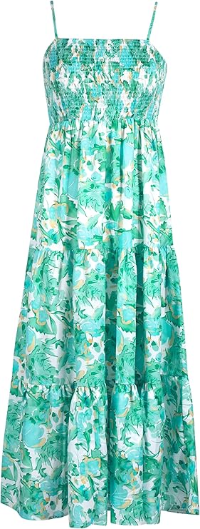 Vestido Playero Bohemio con Estampado Floral