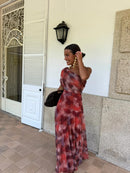 Vestido largo tie dye