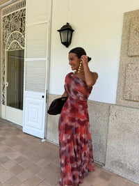 Vestido largo tie dye