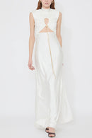 Vestido largo fruncido Jimena