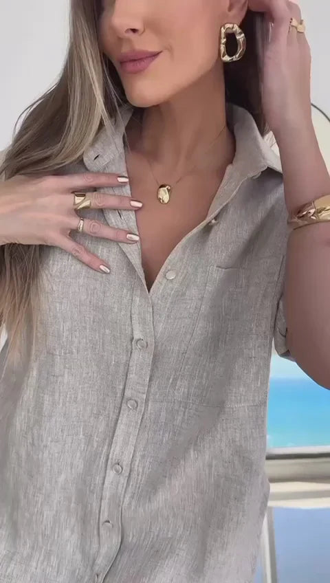 Lorena  Conjunto Lino + Cinturón