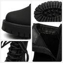 BOTAS DE CUERO NEGRAS