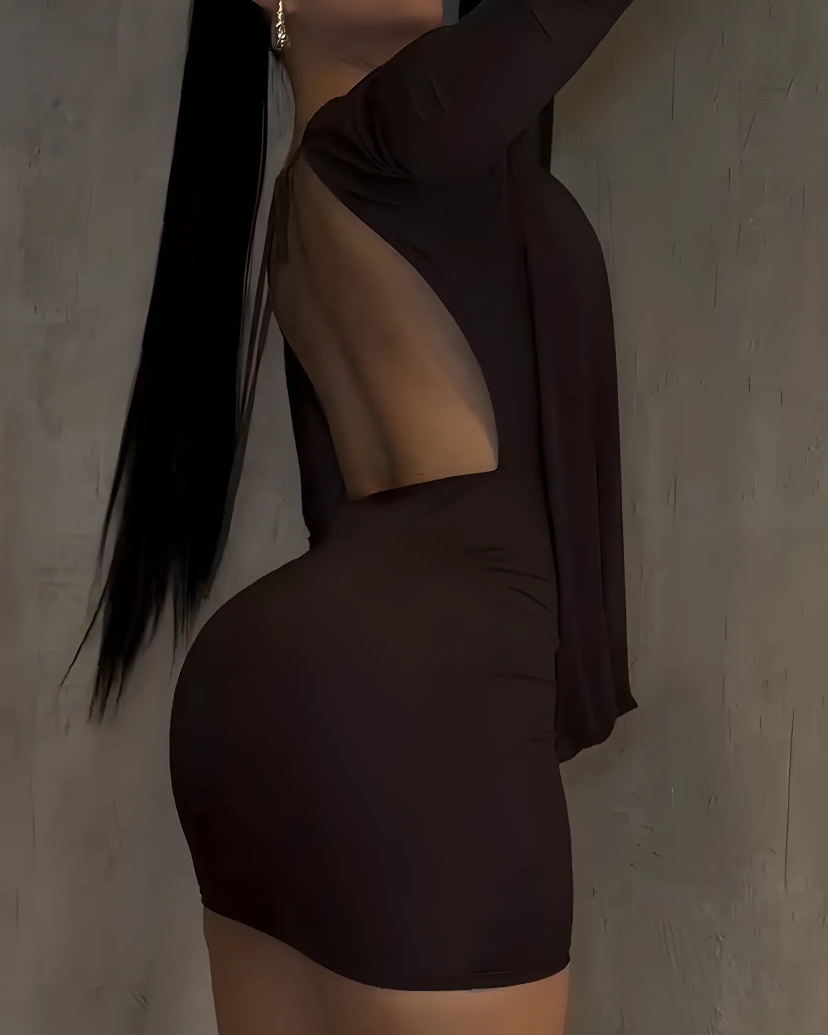 Vestido mini ajustado Carolina